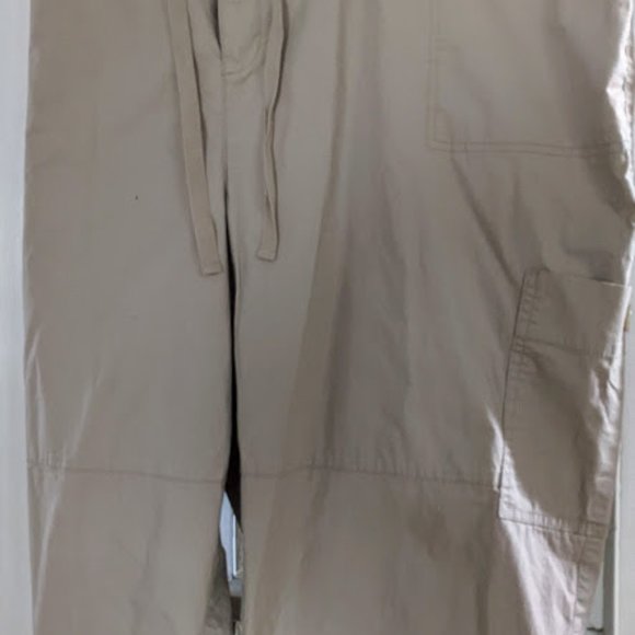 Plus Size 24 Tan Cargo Capri Pant 6 Pockets Stretch Comfort Waist Penningtons - Picture 4 of 5